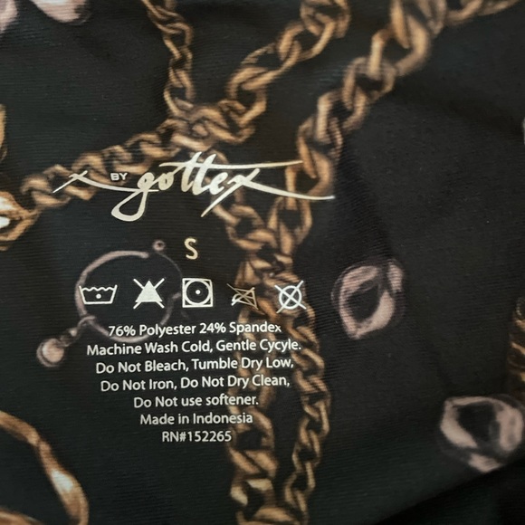 X by Gottex Chain Link Ankle Leggings - Size S - Picture 10 of 11